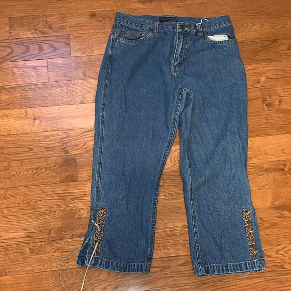 Kyoto Kasuals Capri pants, size 7/8 - Picture 1 of 9